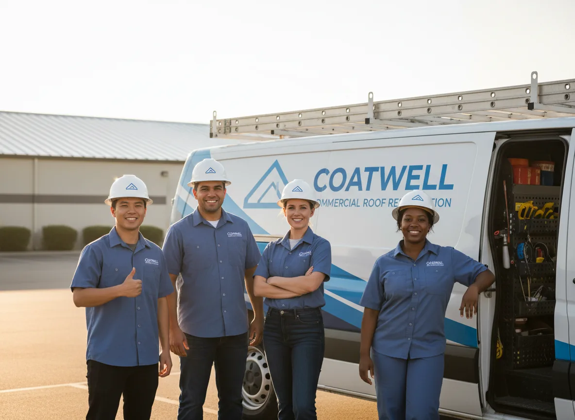 Commercial roof coating company in Leary, GA